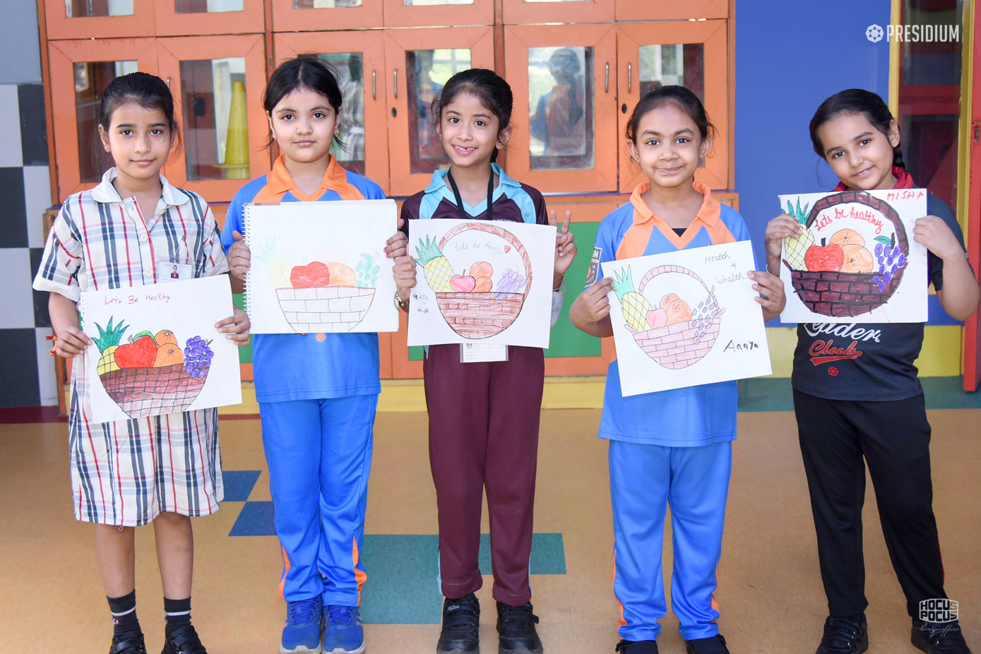 Presidium Vivek Vihar, STUDENTS LEARN THE IMPORTANCE OF STAYING PHYSICALLY FIT