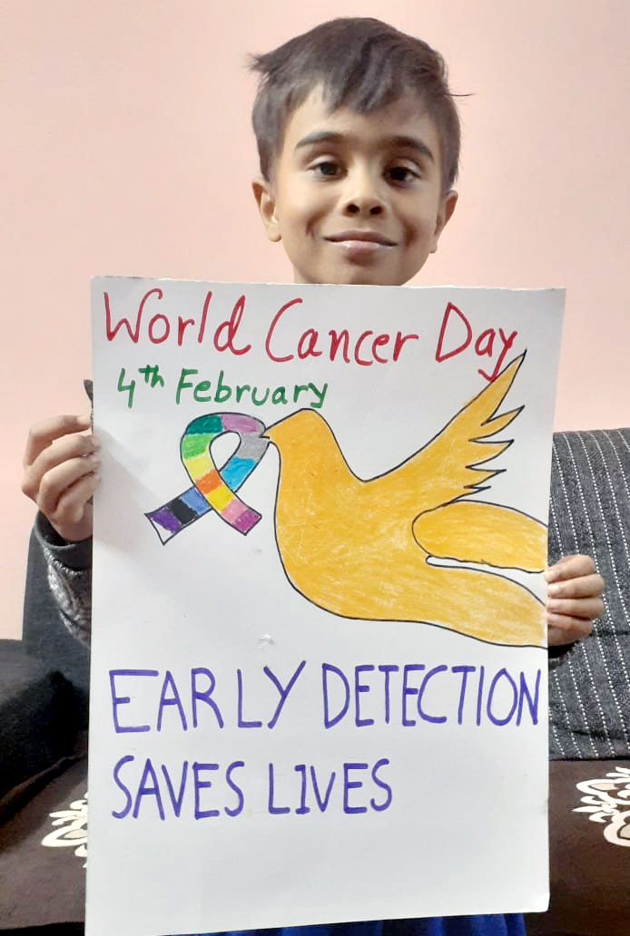 Presidium Vivek Vihar, STUDENTS OBSERVE WORLD CANCER DAY WITH A HANDFUL OF ACTIVITIES Presidium Vivek Vihar, STUDENTS OBSERVE WORLD CANCER DAY WITH A HANDFUL OF ACTIVITIES