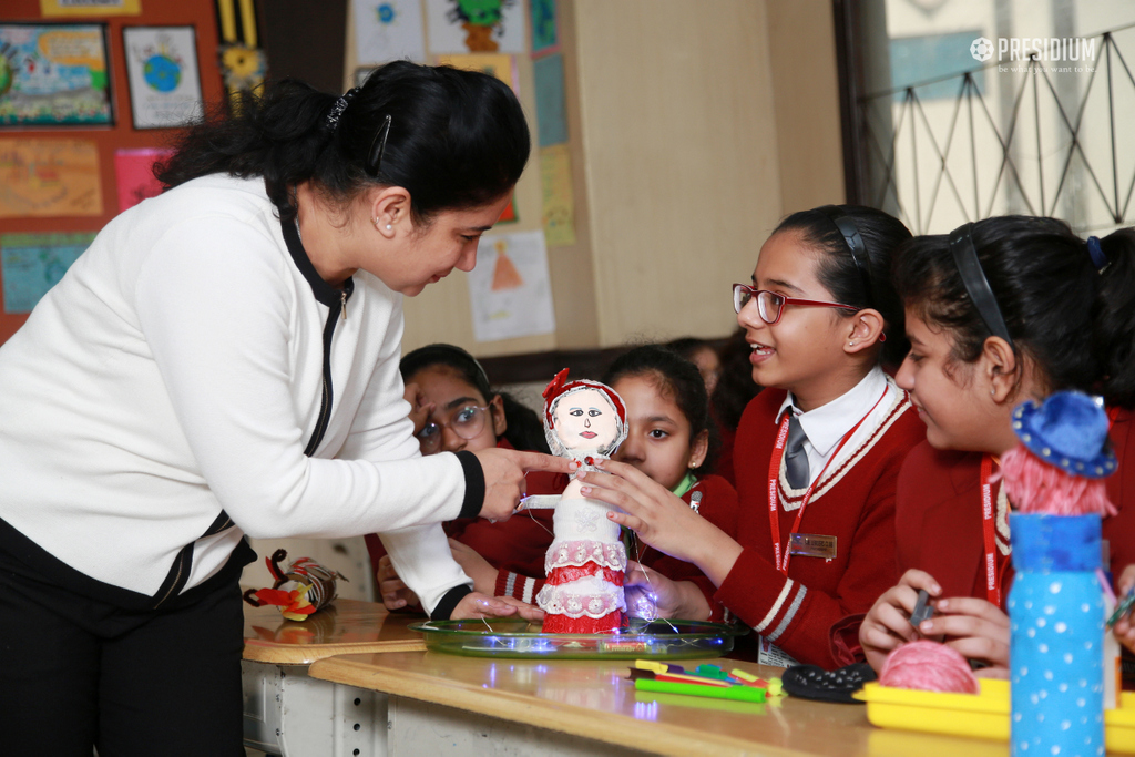 Presidium Indirapuram, OUR BUDDING ARTISTS MAKE THE MOST OF PUPPET MAKING COMPETITION