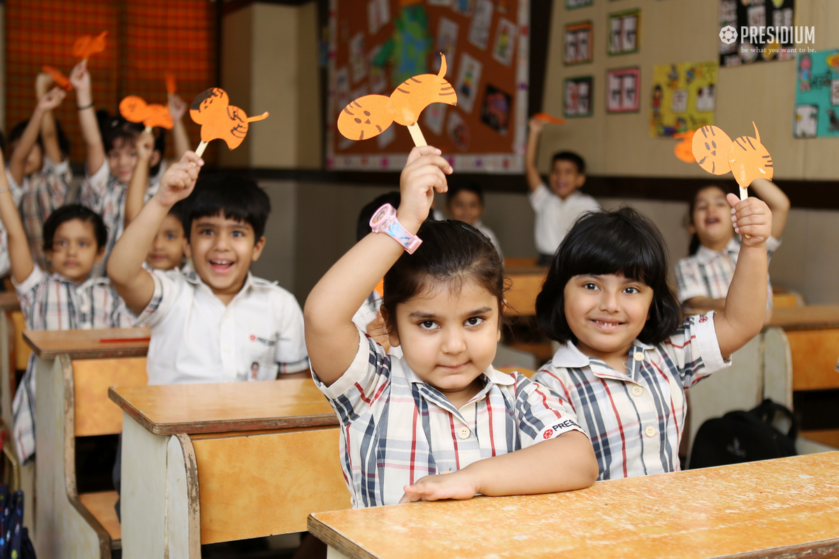 Presidium Indirapuram, INTERNATIONAL TIGER DAY: SAVE THE ROAR OF THE JUNGLE! 