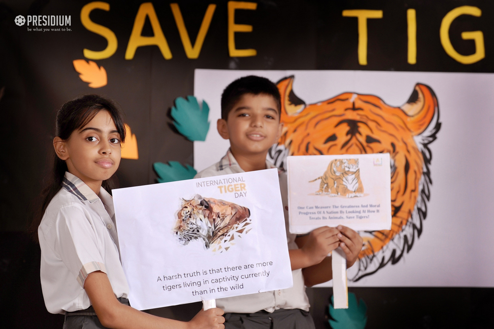 Presidium Pitampura, PRESIDIANS ENHANCE THEIR KNOWLEDGE ABOUT INDIA’S PRIDE, TIGERS! 