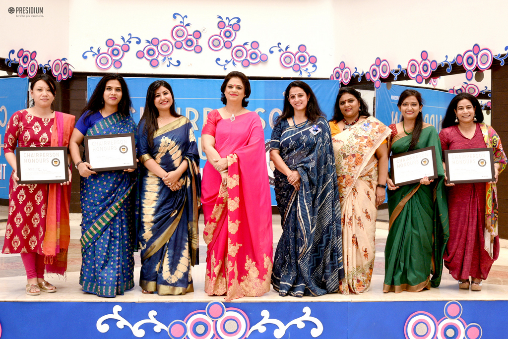 Presidium Indirapuram, GLORIFYING THE ROLE OF TEACHERS: CHAIRPERSON HONOURS FOR TEACHERS