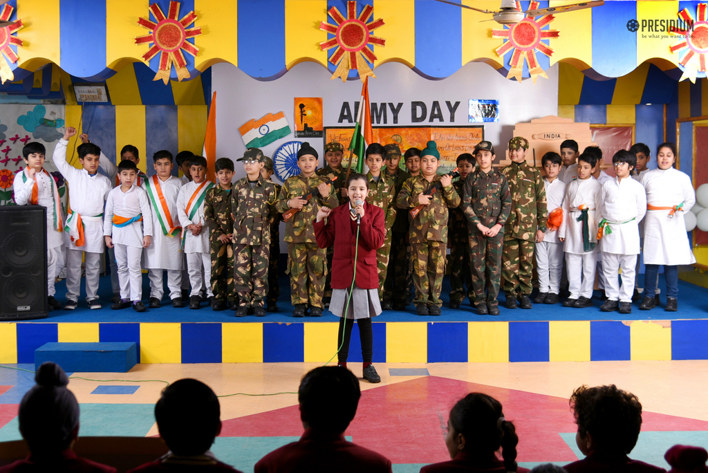 Presidium Punjabi Bagh, PAYING TRIBUTE TO OUR COURAGEOUS SOLDIERS ON ARMY DAY