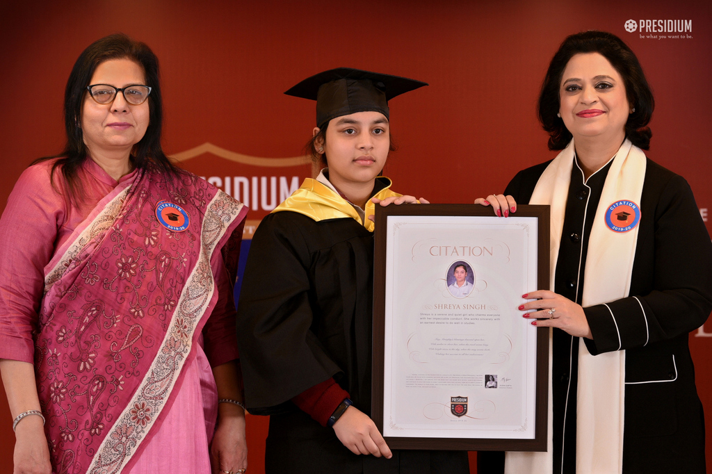 Presidium Gurgaon-57, CITATION CEREMONY: WISHING THE STUDENTS A BRIGHTER FUTURE AHEAD