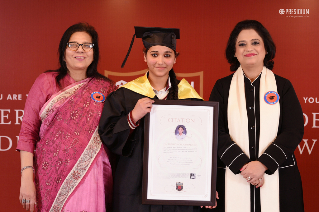 Presidium Gurgaon-57, CITATION CEREMONY: WISHING THE STUDENTS A BRIGHTER FUTURE AHEAD