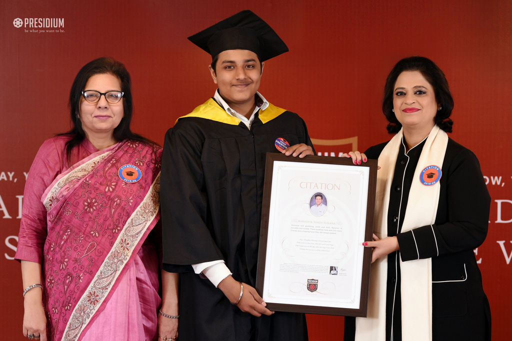 Presidium Gurgaon-57, CITATION CEREMONY: WISHING THE STUDENTS A BRIGHTER FUTURE AHEAD