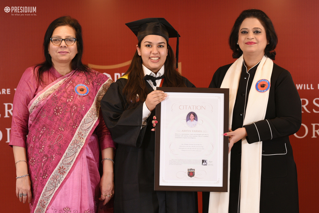 Presidium Gurgaon-57, CITATION CEREMONY: WISHING THE STUDENTS A BRIGHTER FUTURE AHEAD