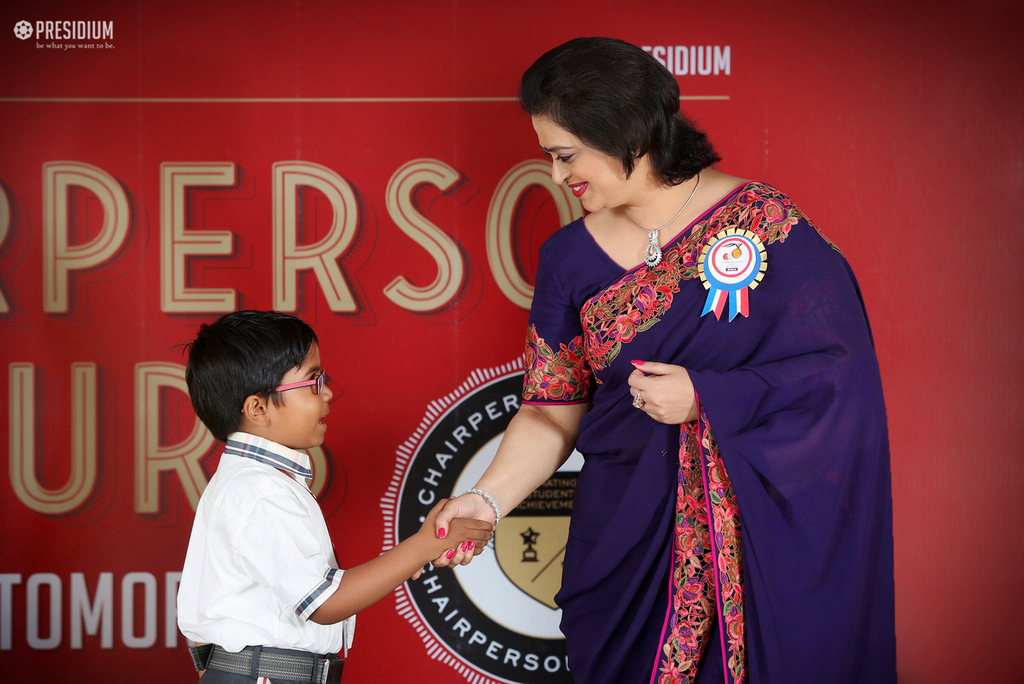 Presidium Gurgaon-57, SUDHA MA'AM HONOURS YOUNG ACHIEVERS OF PRESIDIUM GURGAON