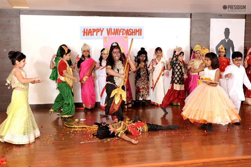 Presidium Gurgaon-57, DUSSEHRA REVELS AT PRESIDIUM GURGAON: FESTIVE SPIRIT IN THE AIR