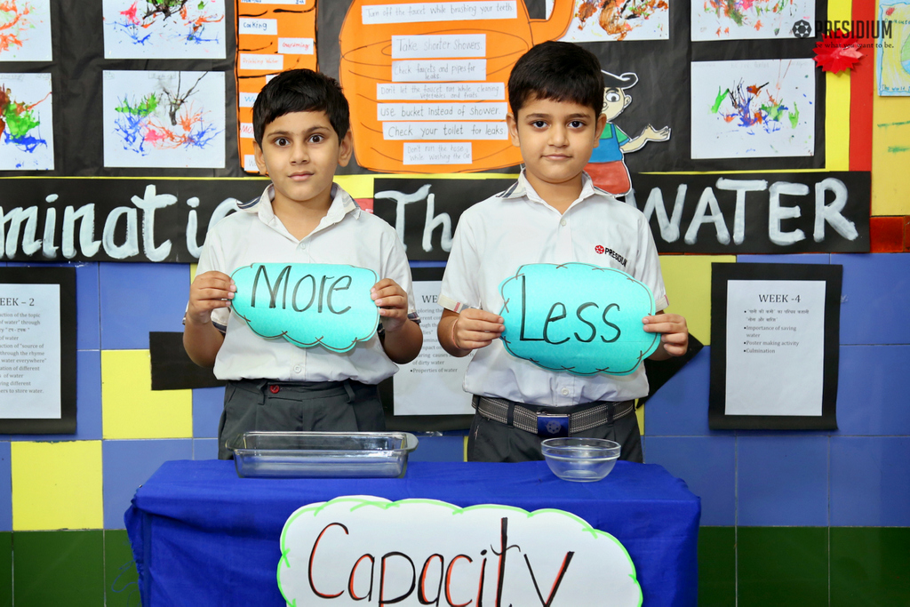 Presidium Dwarka-6, THEME ‘WATER’ CULMINATED WITH AN INTERESTING ACTIVITY & A PLEDGE