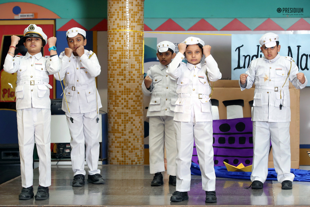 Presidium Dwarka-6, SOULFUL RENDITIONS BY STUDENTS ON NAVY DAY