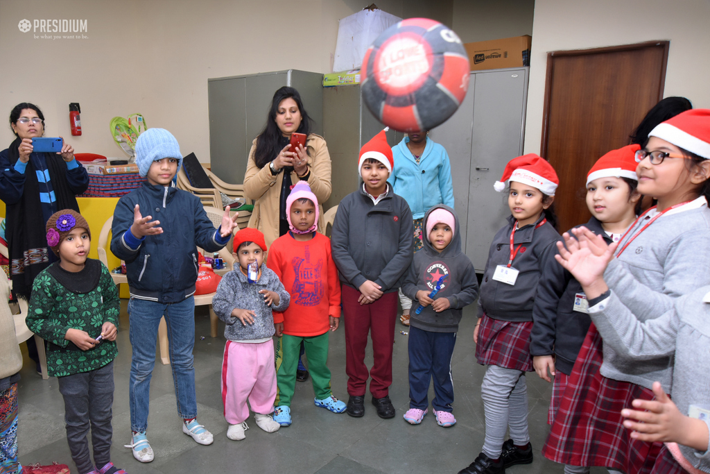 Presidium Dwarka-6, PRESIDIANS CELEBRATE CHRISTMAS WITH INMATES OF ORPHANAGE