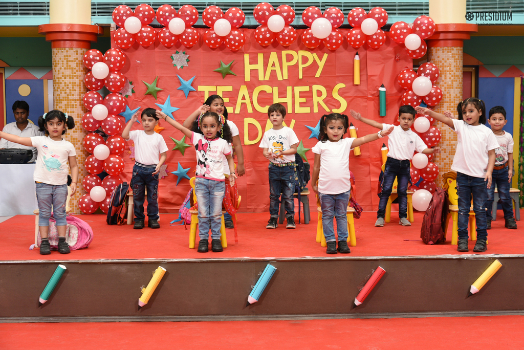 Presidium Dwarka-6, MRS.SUDHA GUPTA GRACES TEACHER’S DAY CELEBRATIONS AT PRESIDIUM