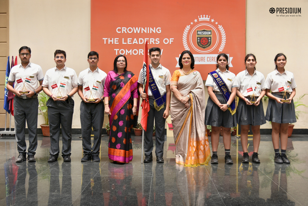 Presidium Gurgaon-57, INVESTITURE CEREMONY PRESENTS THE ELECTED PREFECTORIAL BOARD