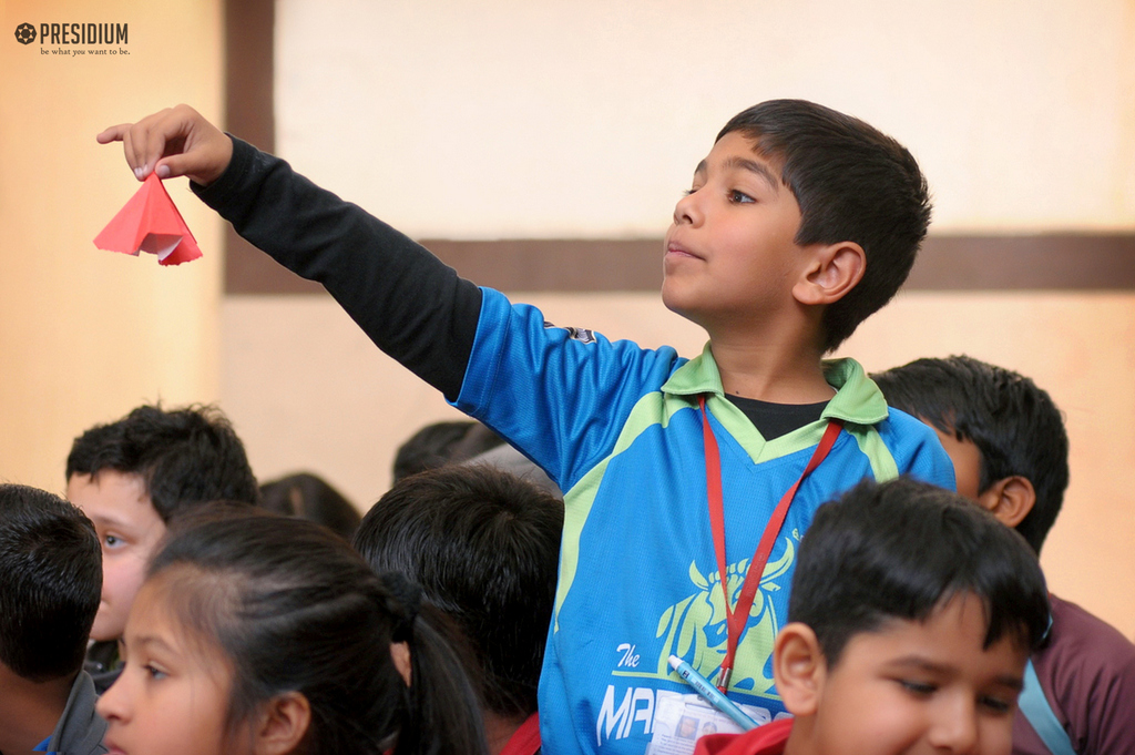 Presidium Gurgaon-57, PRESIDIANS LEARN THE ART OF ORIGAMI WITH A FUN CRAFT ACTIVITY!