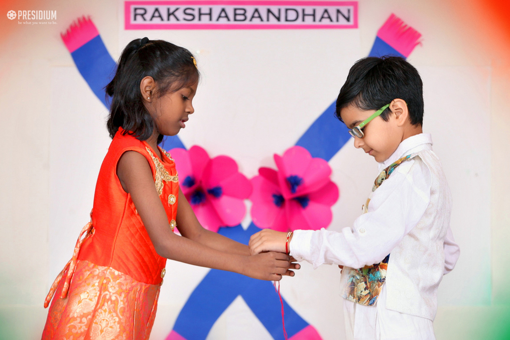 Presidium Gurgaon-57, RAKSHA BANDHAN CELEBRATED WITH ZEST AND ZEAL AT PRESIDIUM