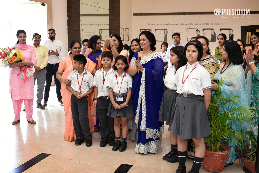 Presidium Gurgaon-57, UNIQUE TEACHER’S DAY CELEBRATIONS WITH CHAIRPERSON, MRS.GUPTA