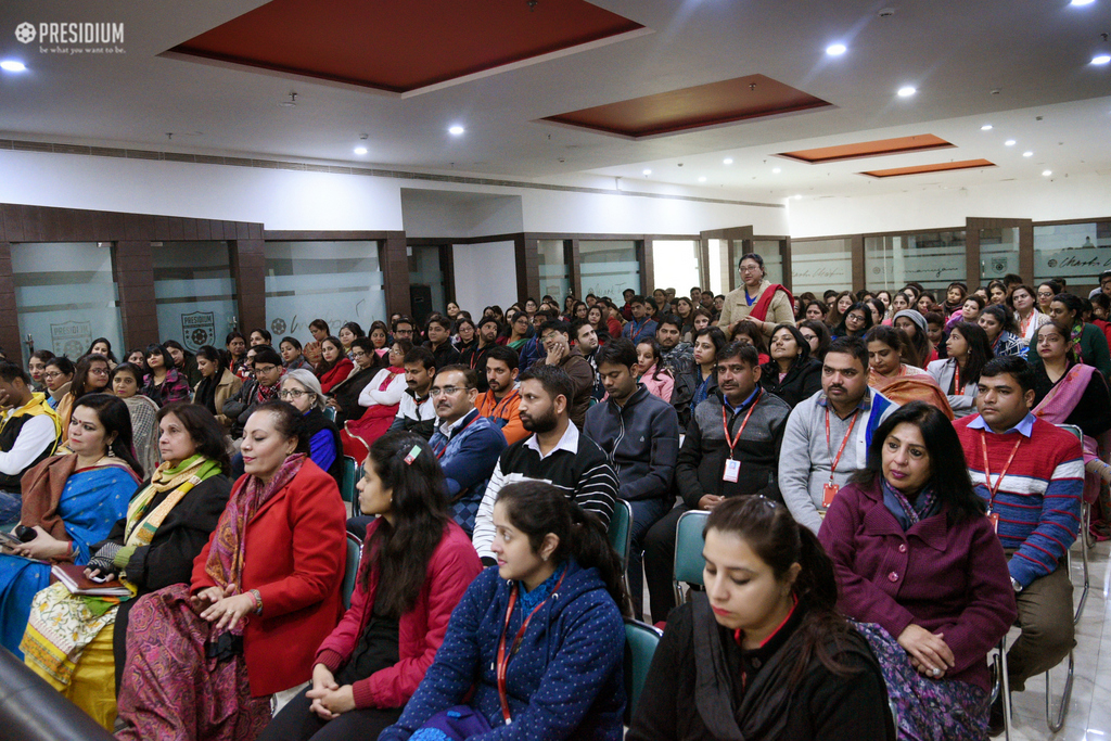 Presidium Gurgaon-57, TEACHERS LEARN ABOUT THE 'POWER OF BEING' WITH MRS. SUDHA GUPTA