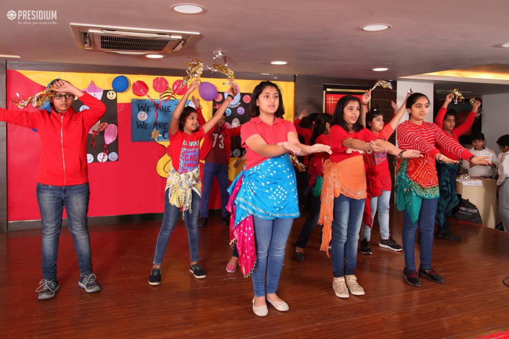 Presidium Gurgaon-57, TEACHERS PRESENT A BEAUTIFUL ASSEMBLY ON CHILDREN’S DAY