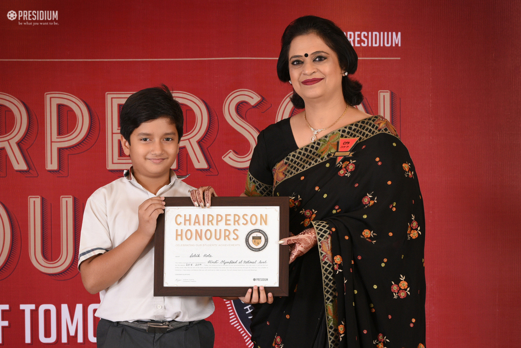 Presidium Gurgaon-57, CPH: HONORING STUDENTS FOR THEIR EFFORTS AND DETERMINATION