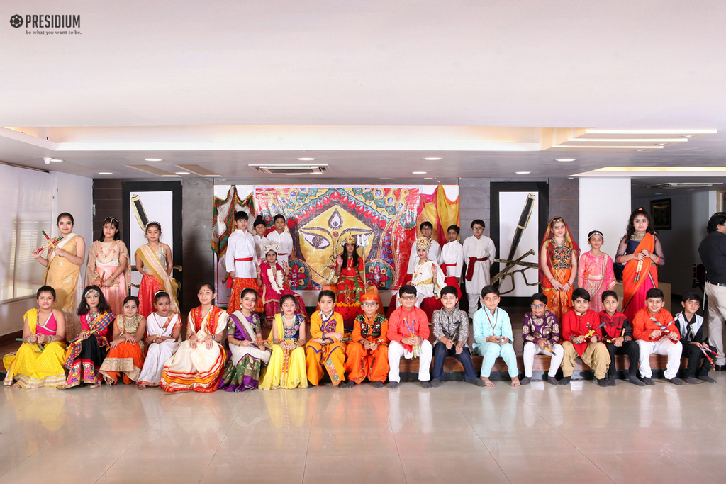 Presidium Gurgaon-57, PRESIDIANS INVOKE THE BLESSINGS OF GODDESS DURGA ON 'NAVRATRI'