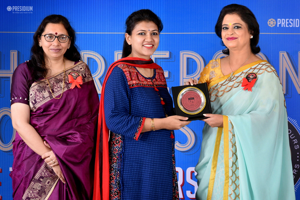Presidium Gurgaon-57, CELEBRATING ENORMOUS STRENGTH OF TEACHERS : CHAIRPERSON HONOURS Presidium Gurgaon-57, CELEBRATING ENORMOUS STRENGTH OF TEACHERS : CHAIRPERSON HONOURS