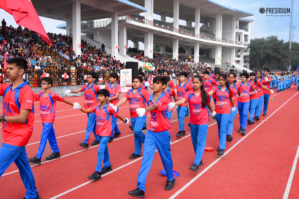 Presidium Gurgaon-57, SPORTS DAY: A DAY FILLED WITH THE EXHILARATION OF JOY & VICTORY