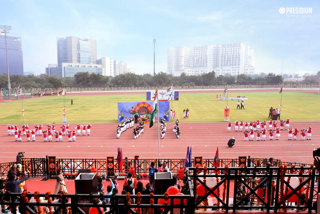 Presidium Gurgaon-57, SPORTS DAY: A DAY FILLED WITH THE EXHILARATION OF JOY & VICTORY