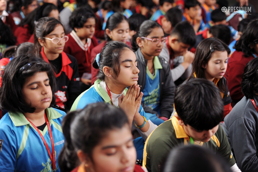 Presidium Gurgaon-57, A RELAXING YOGA AND MEDITATION SESSION FOR PRESIDIANS