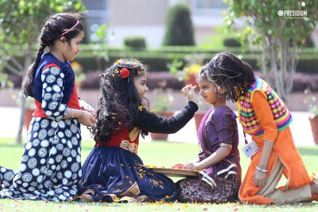 Presidium Rajnagar, VIBRANT COLOURS OF HOLI BRIGHTEN THE CORRIDORS OF PRESIDIUM