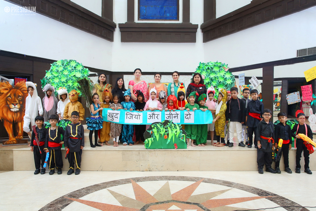 Presidium Indirapuram, WORLD ANIMAL DAY: PRESIDIUM TURNS INTO A WONDROUS JUNGLE