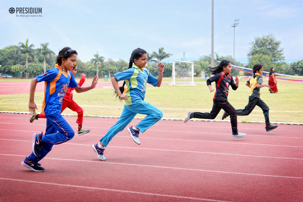 Presidium Indirapuram, STUDENTS EXHIBIT THEIR EXCEPTIONAL TALENTS AT ANNUAL SPORTS DAY