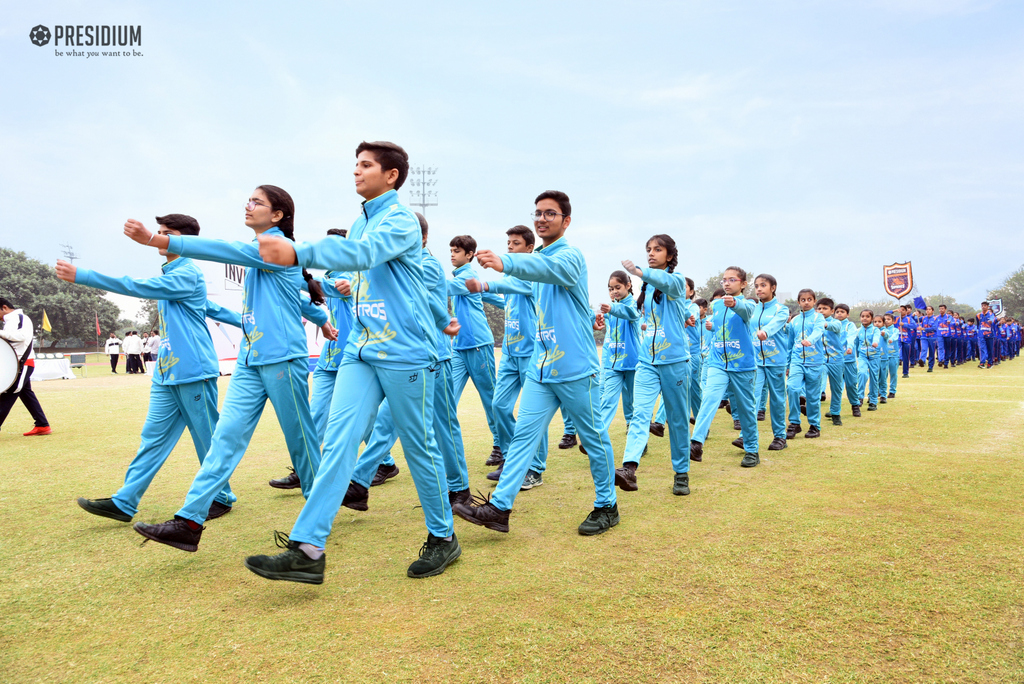 Presidium Indirapuram, STUDENTS EXHIBIT THEIR EXCEPTIONAL TALENTS AT ANNUAL SPORTS DAY