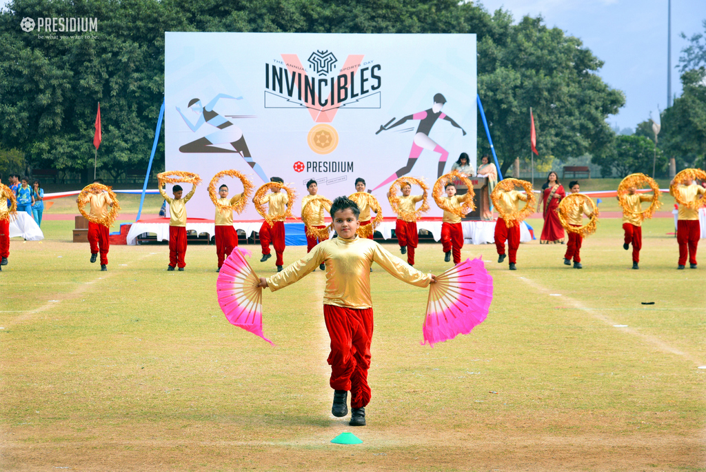 Presidium Indirapuram, STUDENTS EXHIBIT THEIR EXCEPTIONAL TALENTS AT ANNUAL SPORTS DAY