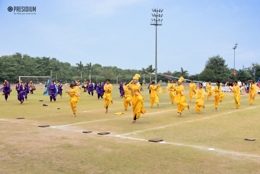 Presidium Indirapuram, STUDENTS EXHIBIT THEIR EXCEPTIONAL TALENTS AT ANNUAL SPORTS DAY