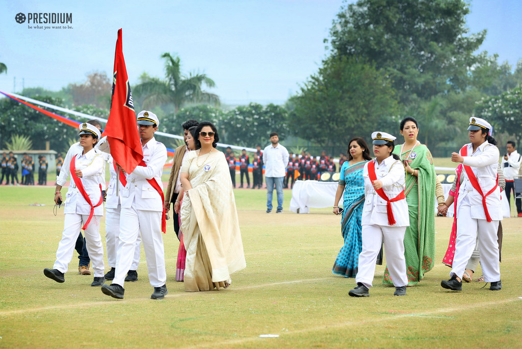 Presidium Indirapuram, STUDENTS EXHIBIT THEIR EXCEPTIONAL TALENTS AT ANNUAL SPORTS DAY