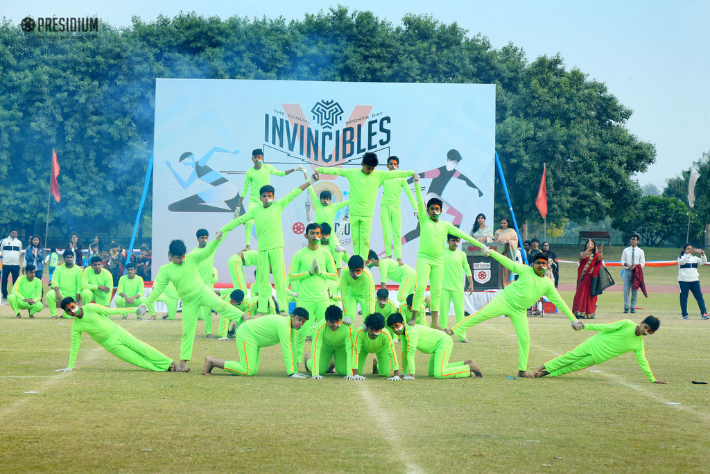 Presidium Indirapuram, STUDENTS EXHIBIT THEIR EXCEPTIONAL TALENTS AT ANNUAL SPORTS DAY