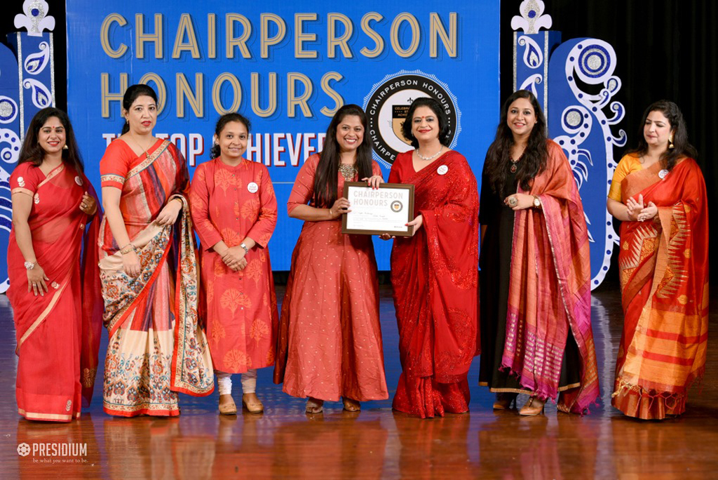 Presidium Indirapuram, TEACHERS RECEIVE RECOGNITION AT CHAIRPERSON HONOURS FOR TEACHERS