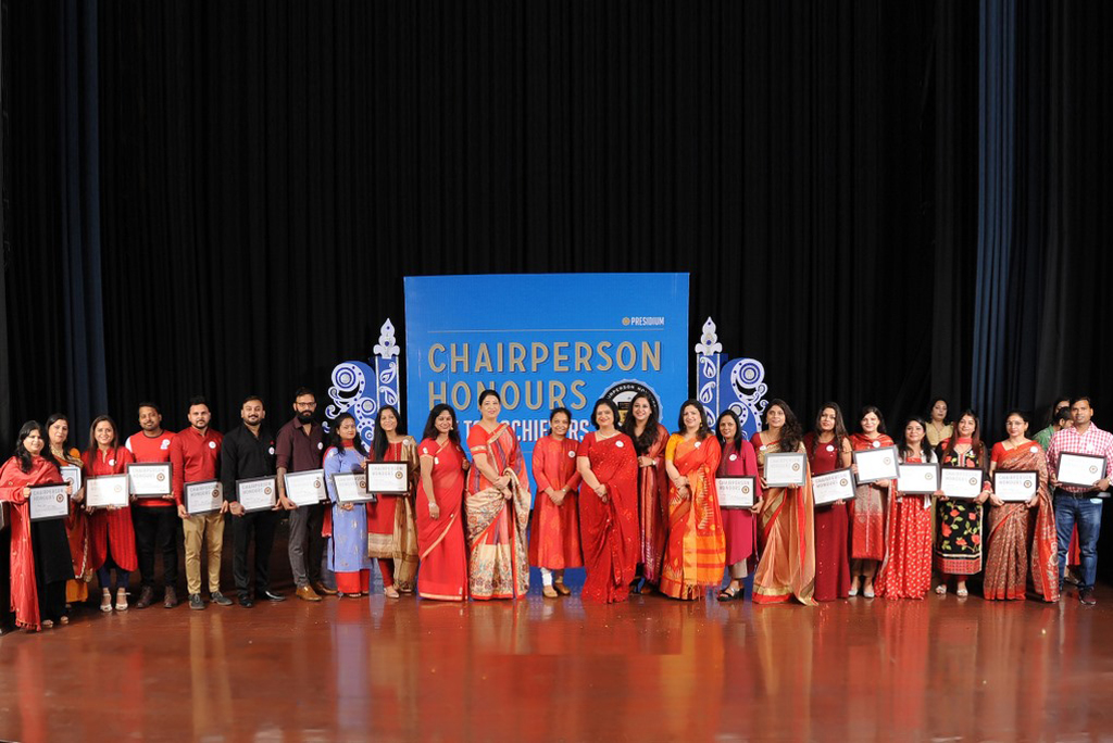 Presidium Indirapuram, TEACHERS RECEIVE RECOGNITION AT CHAIRPERSON HONOURS FOR TEACHERS