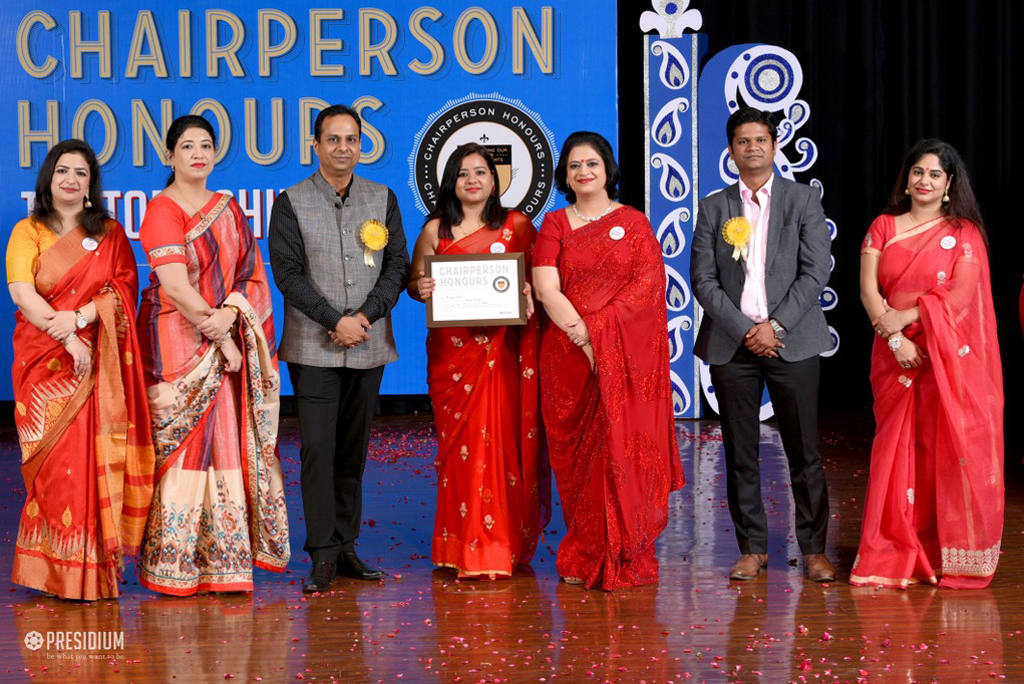 Presidium Indirapuram, TEACHERS RECEIVE RECOGNITION AT CHAIRPERSON HONOURS FOR TEACHERS