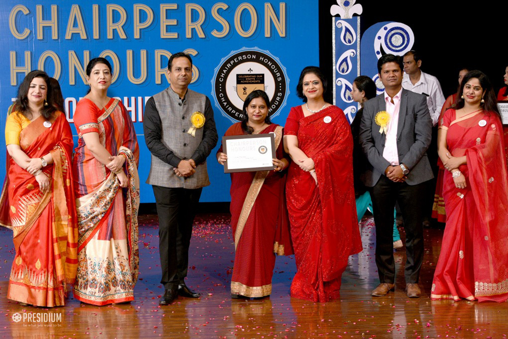 Presidium Indirapuram, TEACHERS RECEIVE RECOGNITION AT CHAIRPERSON HONOURS FOR TEACHERS