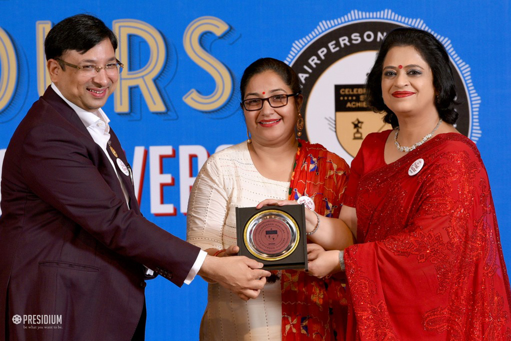 Presidium Indirapuram, TEACHERS RECEIVE RECOGNITION AT CHAIRPERSON HONOURS FOR TEACHERS