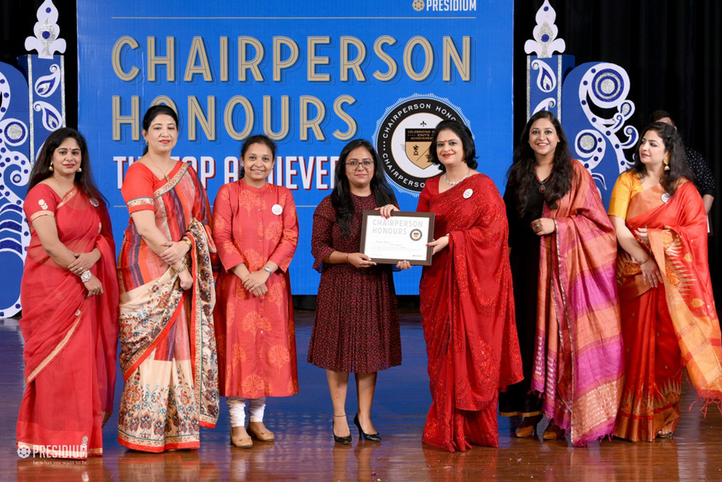 Presidium Indirapuram, TEACHERS RECEIVE RECOGNITION AT CHAIRPERSON HONOURS FOR TEACHERS