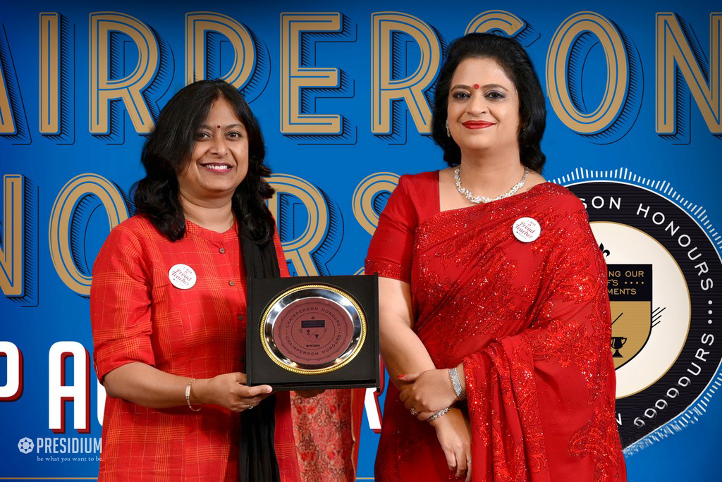 Presidium Indirapuram, TEACHERS RECEIVE RECOGNITION AT CHAIRPERSON HONOURS FOR TEACHERS