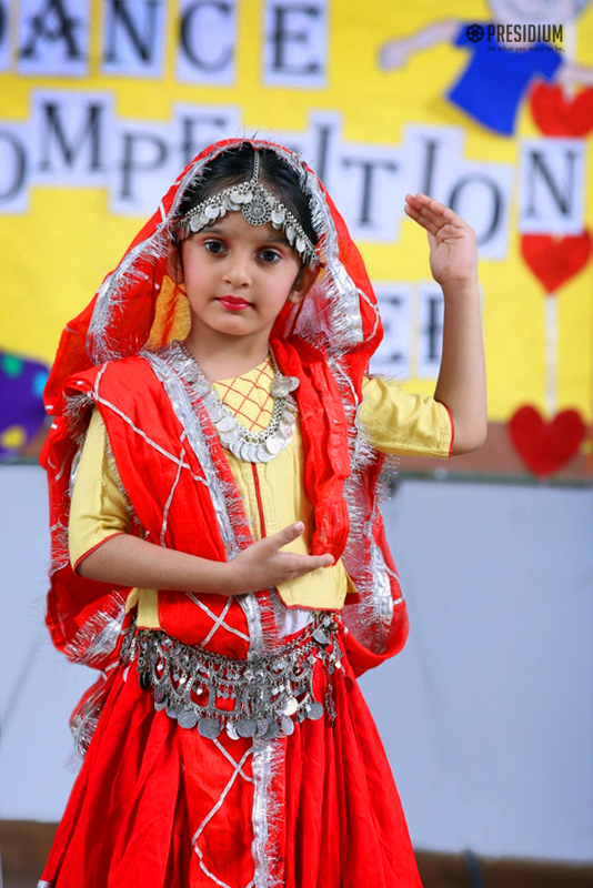 Presidium Indirapuram, PRESIDIANS SHOWCASE VIBRANT DANCE MOVES AT DANCE COMPETITION