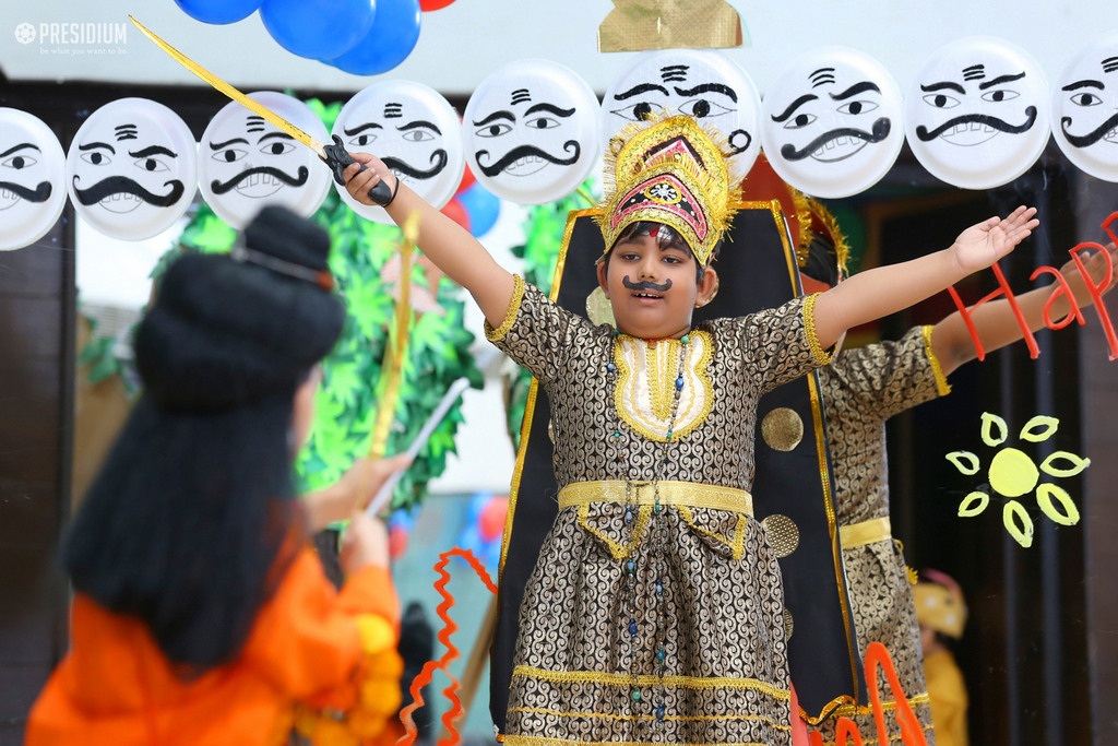 Presidium Indirapuram, PRESIDIANS GIVE MESMERIZING PERFORMANCES ON DUSSEHRA