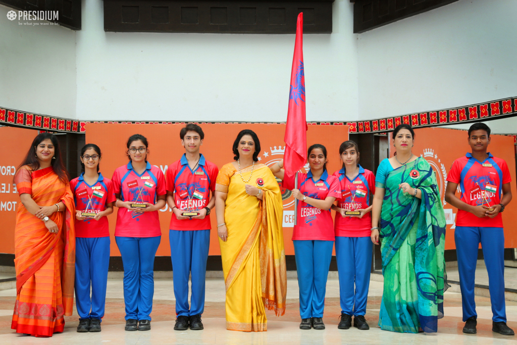 Presidium Indirapuram, NEWLY ELECTED STUDENT COUNCIL TAKE A VOW AT INVESTITURE CEREMONY