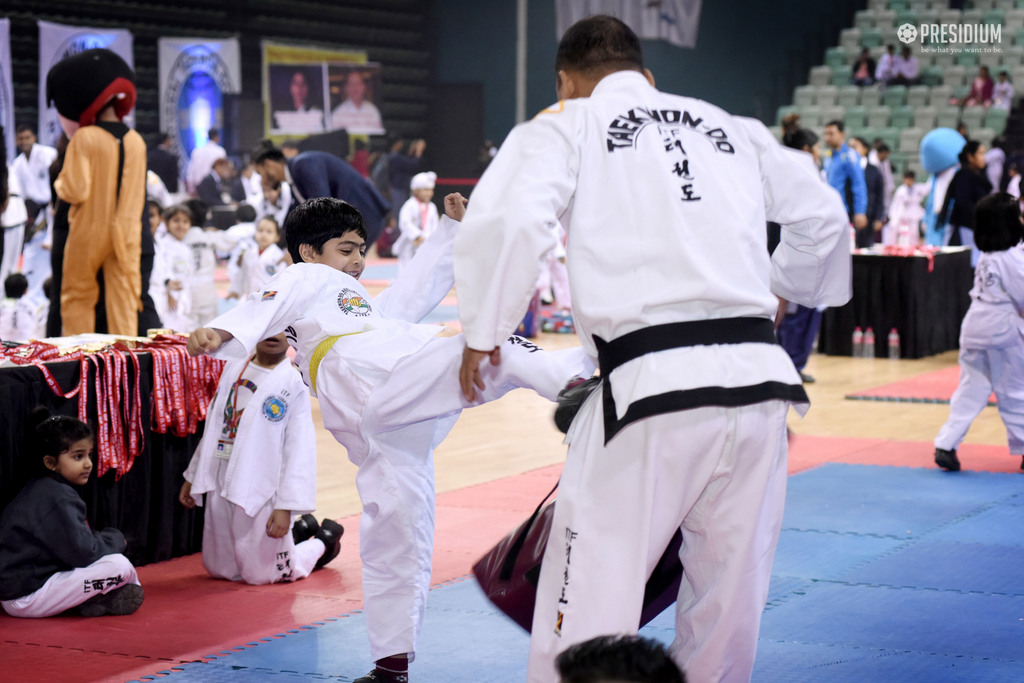 Presidium Indirapuram, LITTLE CHAMPIONS WIN A GOLD MEDAL IN ITF TAEKWONDO CHAMPIONSHIP