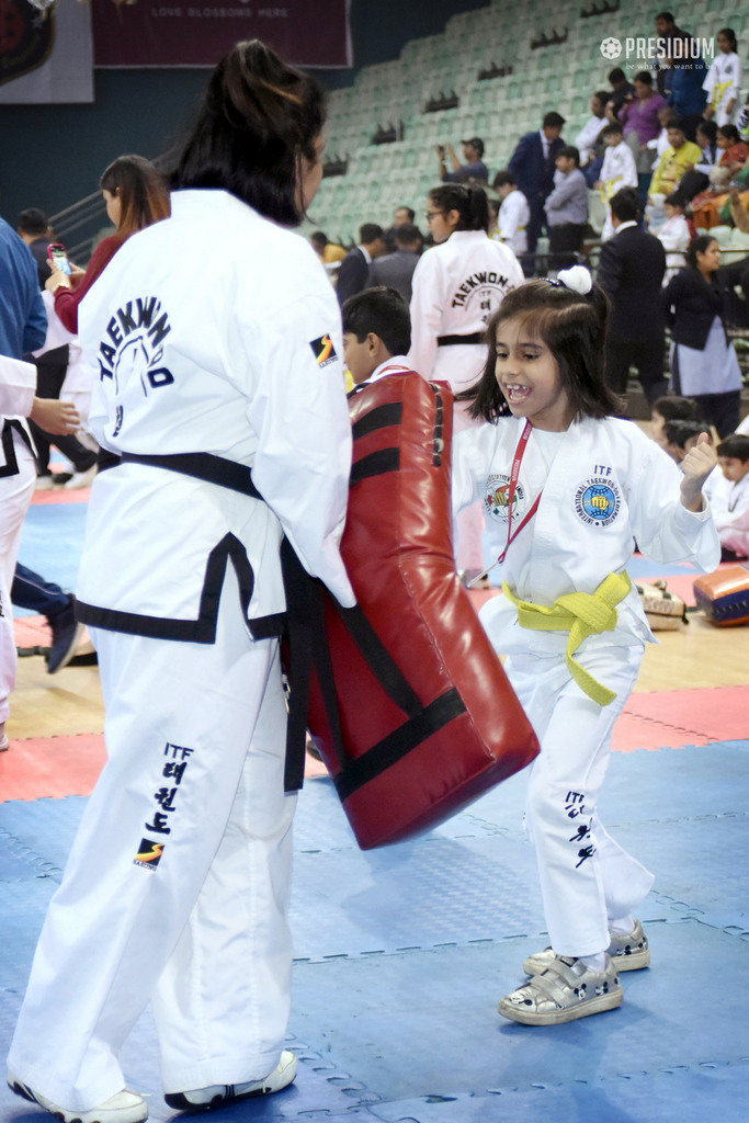 Presidium Indirapuram, LITTLE CHAMPIONS WIN A GOLD MEDAL IN ITF TAEKWONDO CHAMPIONSHIP