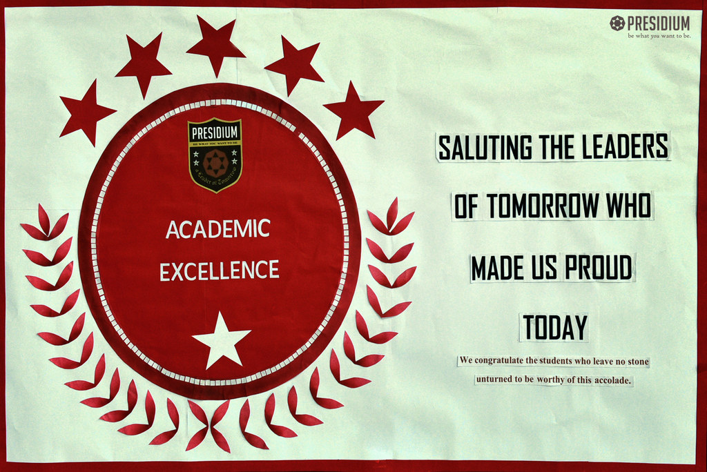 Presidium Indirapuram, CELEBRATING MILESTONES OF SCHOLARS AT ACADEMIC EXCELLENCE AWARDS